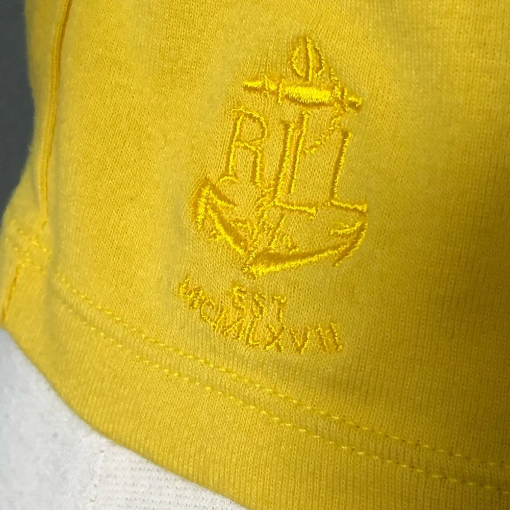 Lauren Ralph Lauren Vintage Yellow/Black Boat Neck Blouse - Picture 13 of 16